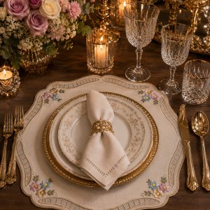Sousplat Elegance Floral