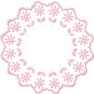 🌸 Matriz Toalhinha Floral em Richelieu
