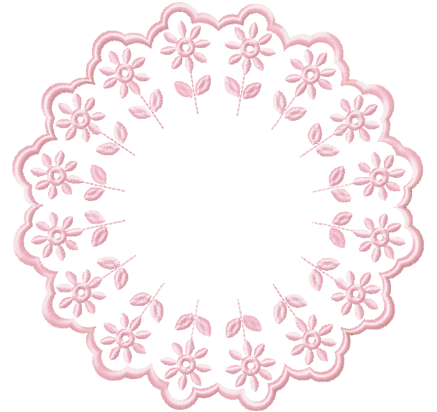 🌸 Matriz Toalhinha Floral em Richelieu